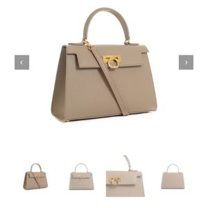 Traded NWT Carbotti Elena 243 V2 Taupe | Quiet Luxury Bag from Italy - More Pic…